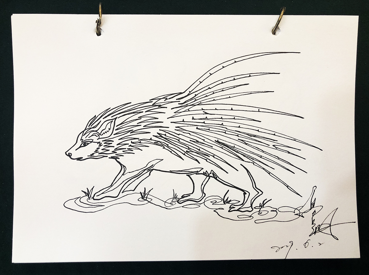 一笔画孟槐（山海经）