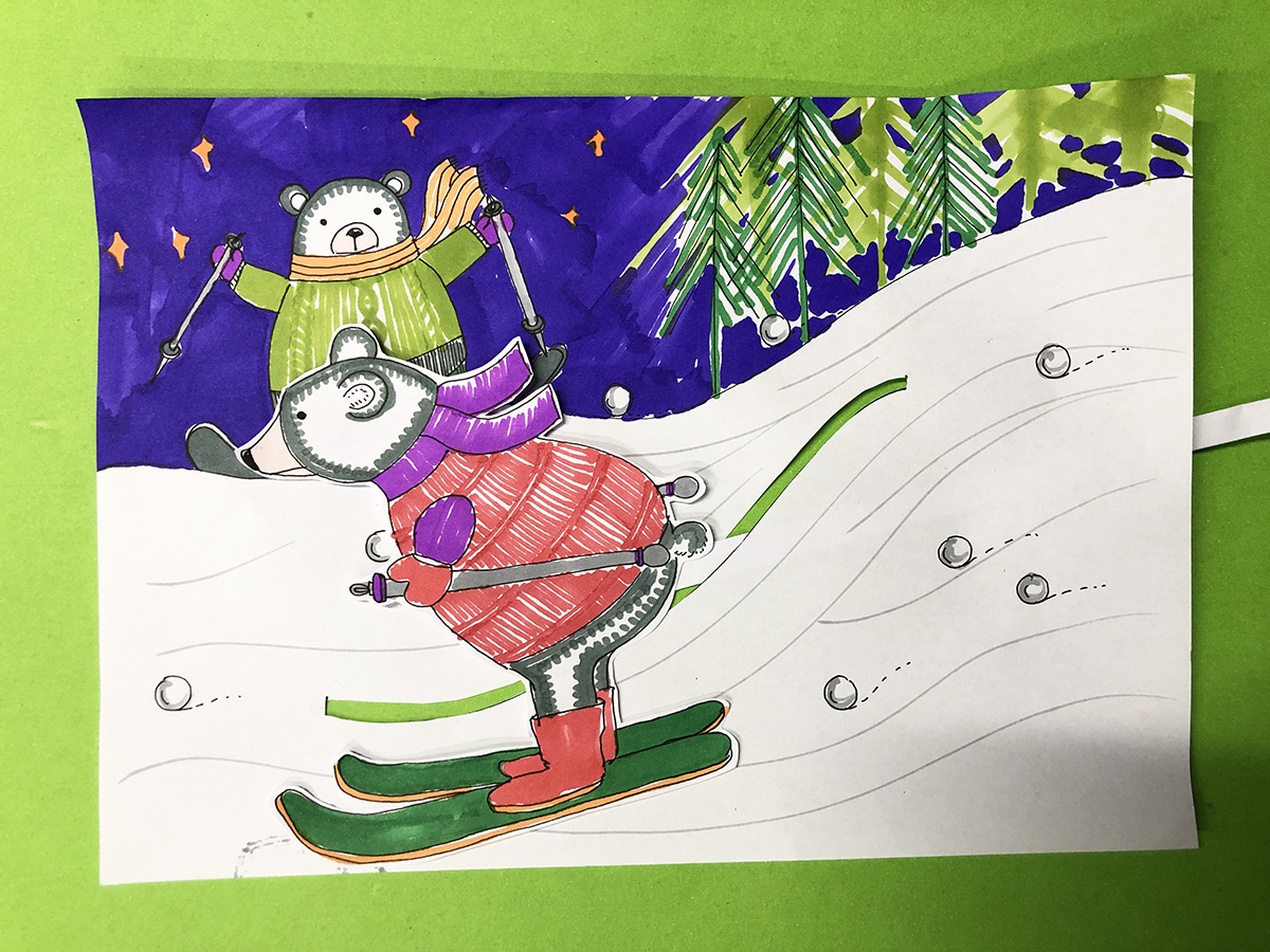 滑雪～熊