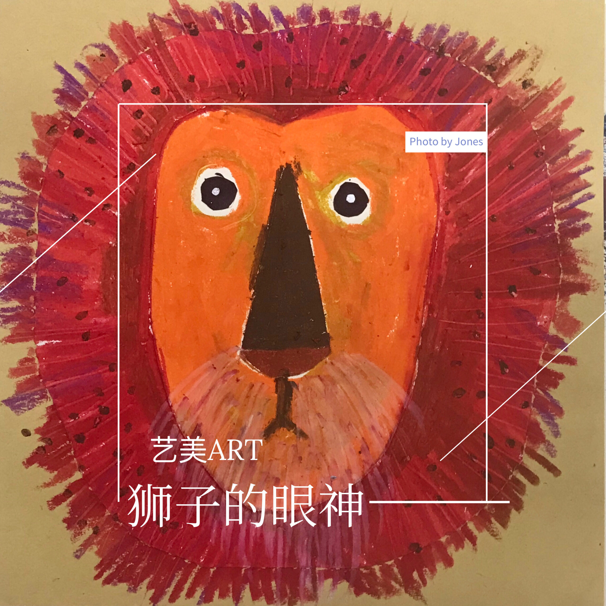 狮子的眼神